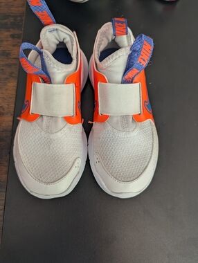 Nike Kids' Slip-On Athletic Shoes - White & Orange